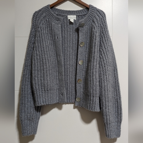 H&M blue cardigan sweater in size S - Picture 2 of 8